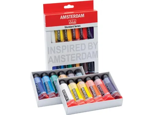 Acrylverf Tube 20 Ml, Etui Van 12 Stuks Assorti Kleuren