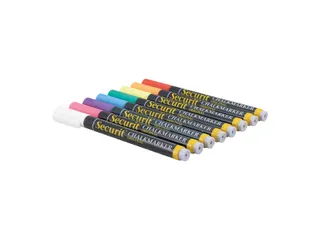 Krijtstift Securit Sma-100 Rond 1-2mm Assorti 7 Stuks - 9