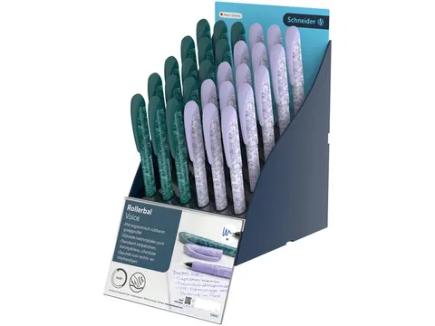 Rollerball Schneider Voice SIS display inhoud 30 stuks S-187164 15 x 4