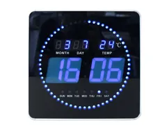 Wandklok Unilux Flo led 28cmx28cm