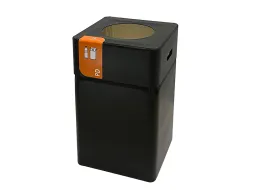 Afvalbak Blackline PD 75 liter Zwart