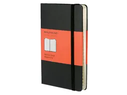 Adresboek Moleskine Pocket 90x140mm hard cover zwart