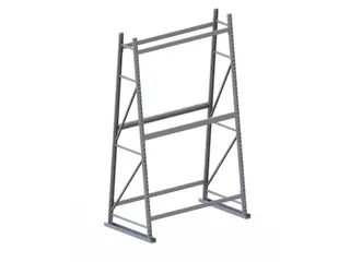 magazijnrek voor profielen,grondveld,tweezijdig,HxBxD 2500x1400x800mm - 3