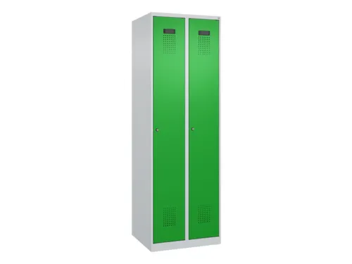 locker voor scheiding van kleding,HxBxD 1850x600x500mm,2vak
