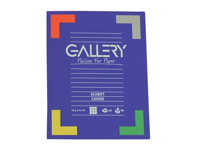 Gallery Schrift 165x210mm Gelijnd