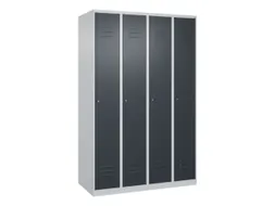 locker,HxBxD 1850x1200x500mm,4vak,vak B 300mm,cil.-slot