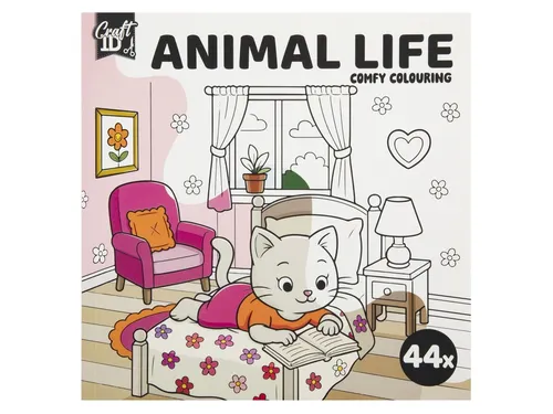 Kleurboek Craft ID Cute & Comfy 20c20cm 4 stuks assorti