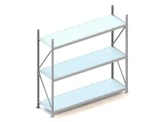 Breedvakstelling Basisveld 2200x2200x650mm 3 Stalen Legborden 600kg - 1
