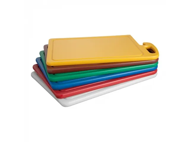 CaterChef Snijbladen 45x30x1,5cm met geul set 6 stuks