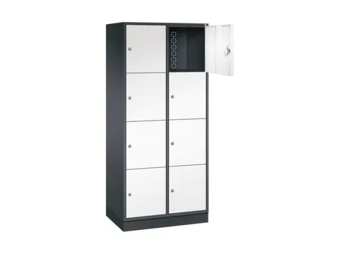 grootvolume-lockersysteem,HxBxD 1950x820x500mm,2x4vakken,cil.-slot