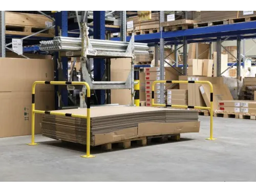 beschermbeugel,v. binnen,HxB 1000x1500mm,staal,geel/zwart
