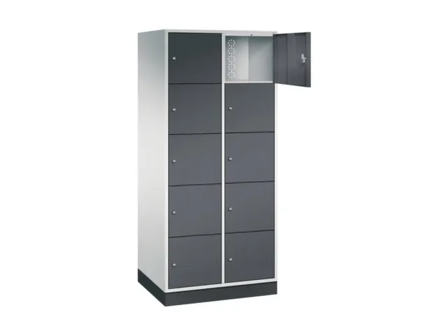 grootvolume-lockersysteem,RAL 7035/RAL 7021,HxBxD 1950x820x600mm