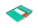Projectboek Pukka Metallic A4 lijn 5-tabs 200 pagina's 80gr groen