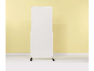 Dubbelzijdig Whiteboard 180x75cm Mobiel Emaille wit profiel - 2