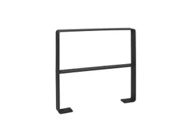 fietsbeugel,L 800mm,staal therm. verzinkt/met coating,DB703antraciet