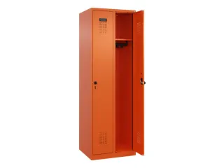 locker,HxBxD 1850x600x500mm,2vak,vak B 300mm,draaigrendel - 2
