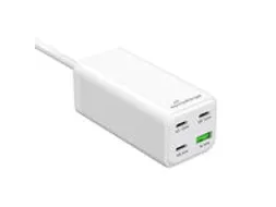 MRMA124 MEDIARANGE Snellader 100 W kabel GaN USB-A USB-C wit PD