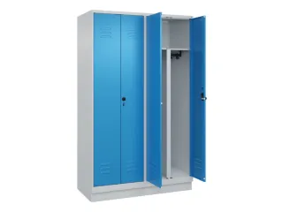 PBM-locker,HxBxD 1950x1200x500mm,4vak,vak B 300mm,draaigrendel - 2