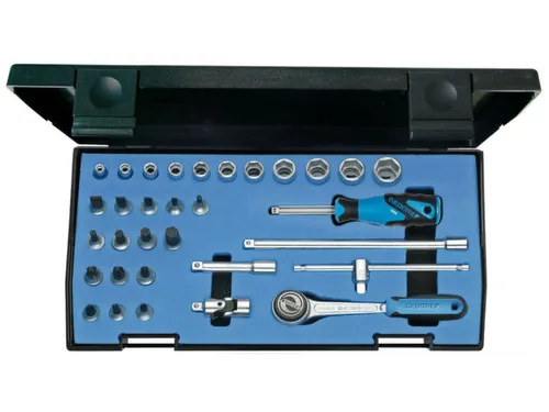 20 IMU-3 Dopsleutelset 1/4 inch 32-delig zeskant IN-IS-PH-PZ