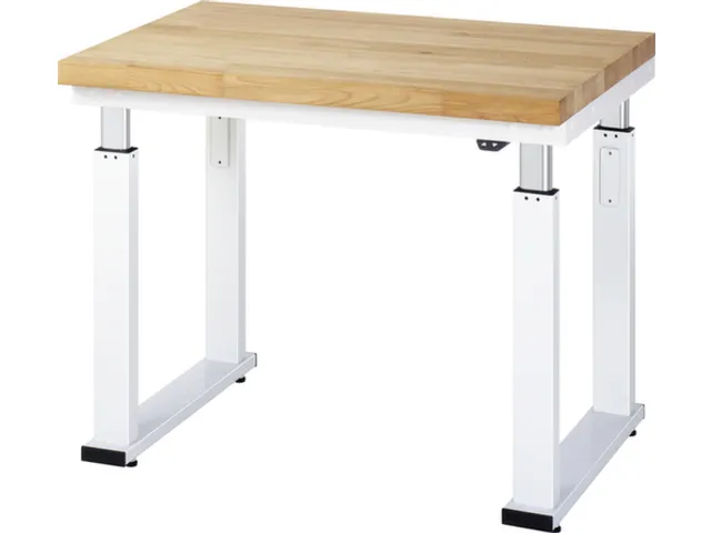 Werkbank elektrisch hoogte verstelbaar 740-1040x1000x700mm beukblad
