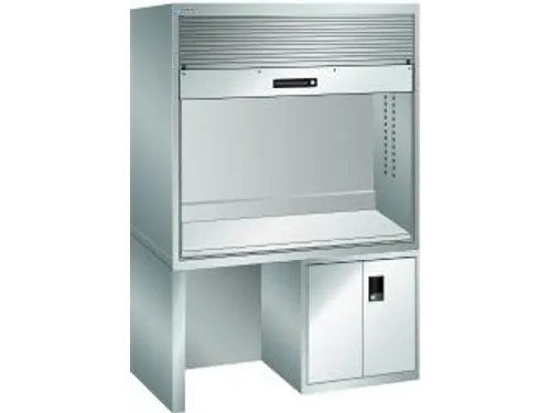 pc-kast,HxBxD 1900x1434x725mm,toetsenbordblad,romp RAL7035