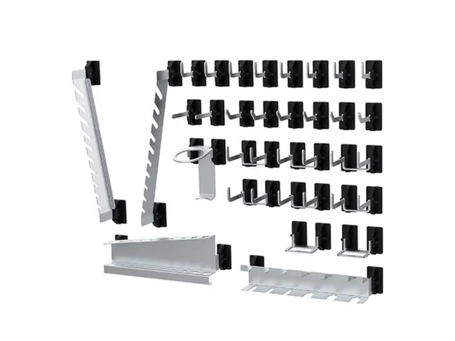 Houderassortiment,V. Perfoplaat,28-Dlg.,Incl. Houder