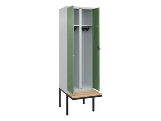 locker voor scheiding van kleding,HxBxD 2120x600x815mm,2vak - 2