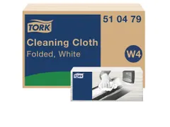 Reinigingsdoek Tork Cleaning W4 flexibel nonwoven 120st wit 510479