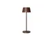 Lampe de table LED à pile MAULnina réglable marron