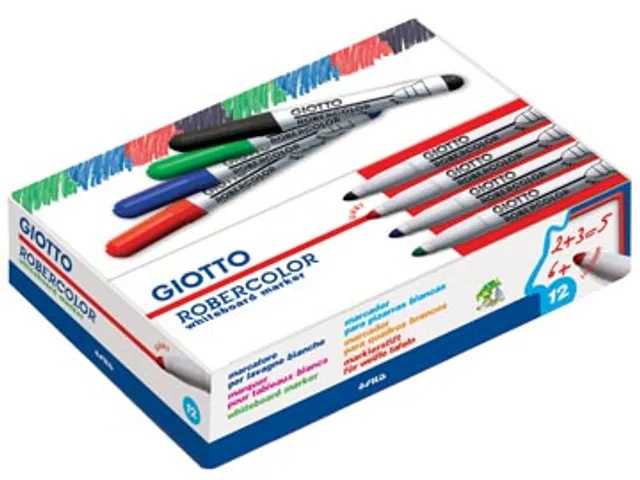 Robercolor Marqueur tableau blanc Maxi pointe ogive Noir