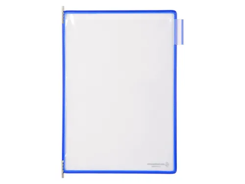 Zichtpaneel Tarifold A4 verticaal 230x343mm Blauw 10 stuks