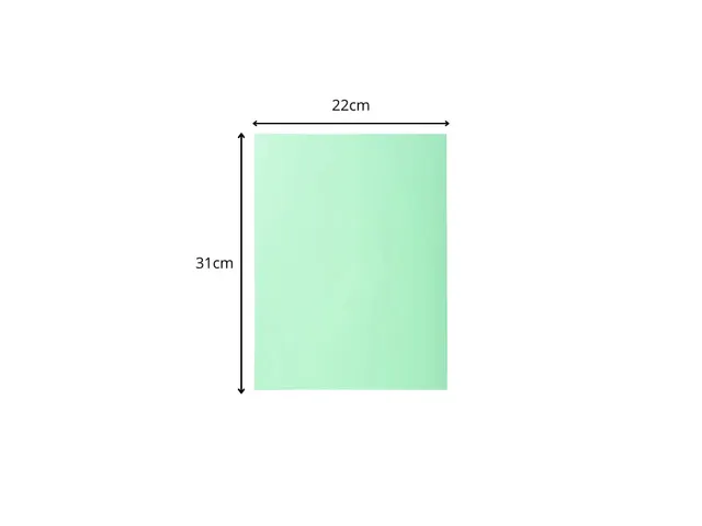 Pak van 250 inlegmappen SUPER 60 22x31cm Lichtgroen