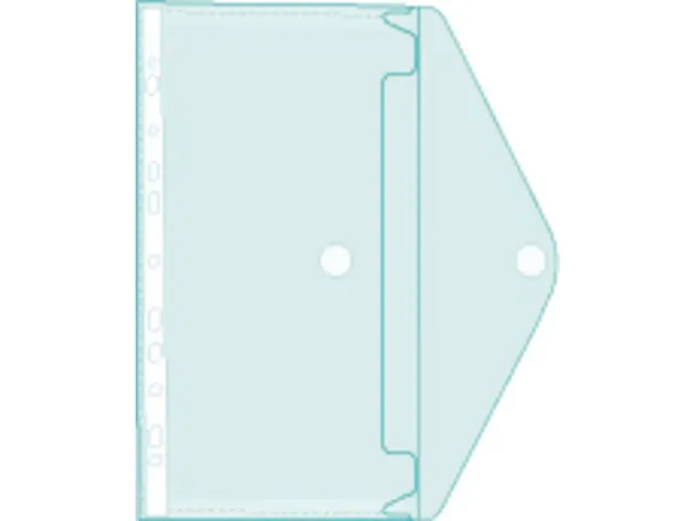 Geperforeerde Tas PP klittenband PP A4 Assorti