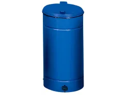 afvalverzamelaar,1x70l,HxØ 700x450mm,klemring,romp staal RAL5010