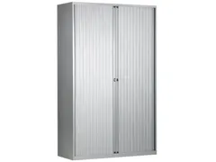 Roldeurkast Incl. 4 Legborden Lichtgrijs 198x100x43