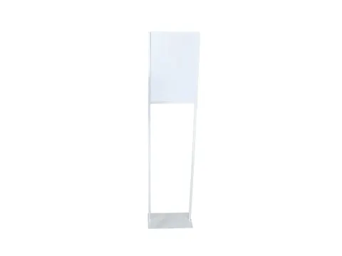Porte-affiche Europel A3 métal bord acrylique blanc