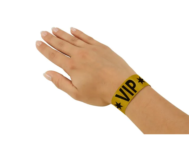 Bracelets d'identification Sigel super soft 255x25mm 120 pcs jaune flu