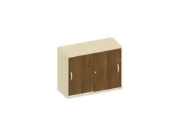 Schuifdeurkast 770x1000x430mm Romp Esdoorn Decor Front Noten