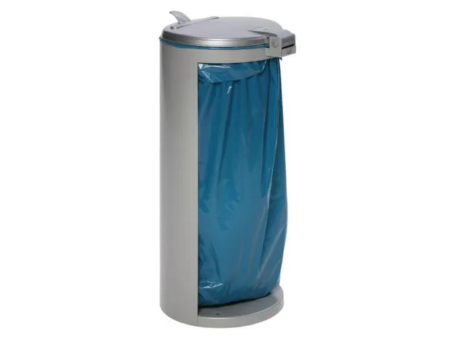 Afvalverzamelaar Grijs 120 Liter 900x450mm Klemring Achterzijde