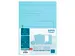 Dossiermap 2 kleppen SUPER 250 Contact 24x32cm Lichtblauw 25 stuks