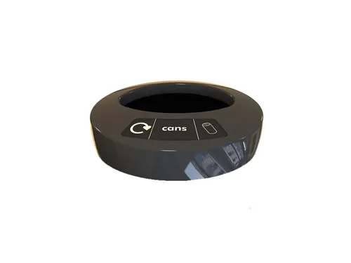Deksel EcoAce, aluminium cans Grijs