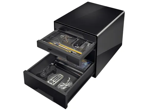 Ladenblok Leitz WOW CUBE A4 maxi 4 laden zwart