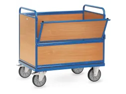 Bakwagens Met Houten Wanden 2872 600kg 1000x700mm Ral5007