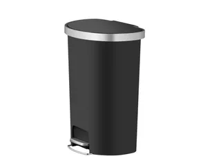 Hana pedaalemmer halfrond 55 Liter Zwart - 1