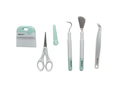 Crafttoolset Westcott 6 delig schraper, schaar met bescherm- kap, pelh