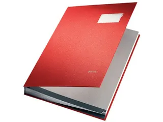Vloeiboek Leitz 5700 rood 20 vakken - 1