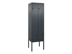 Z-garderobekast,HxBxD 2120x600x500mm,vak B 150/300mm,draaigrendel