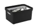 Sigma Home opbergbox 13L zwart - 35x24,6x18,3cm