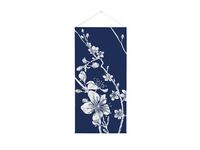 Wanddecoratie Tapestry 58x180cm Cherry Blossom Blauw