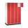 lockerkast,HxBxD 1950x1220x500mm,4x5vakken,cil.-slot,sokkel